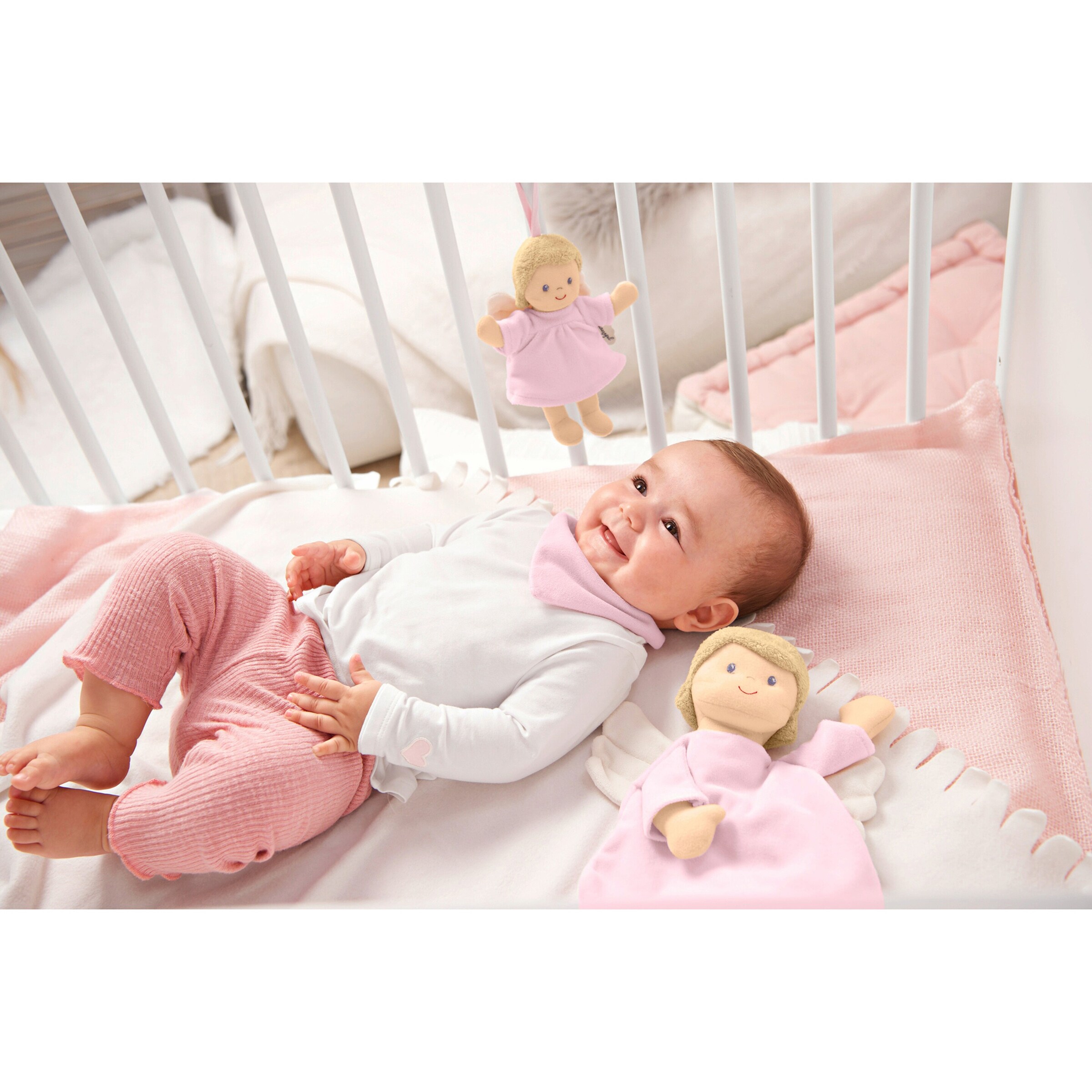 Sterntaler Spieluhr Schutzengel 17cm rosa