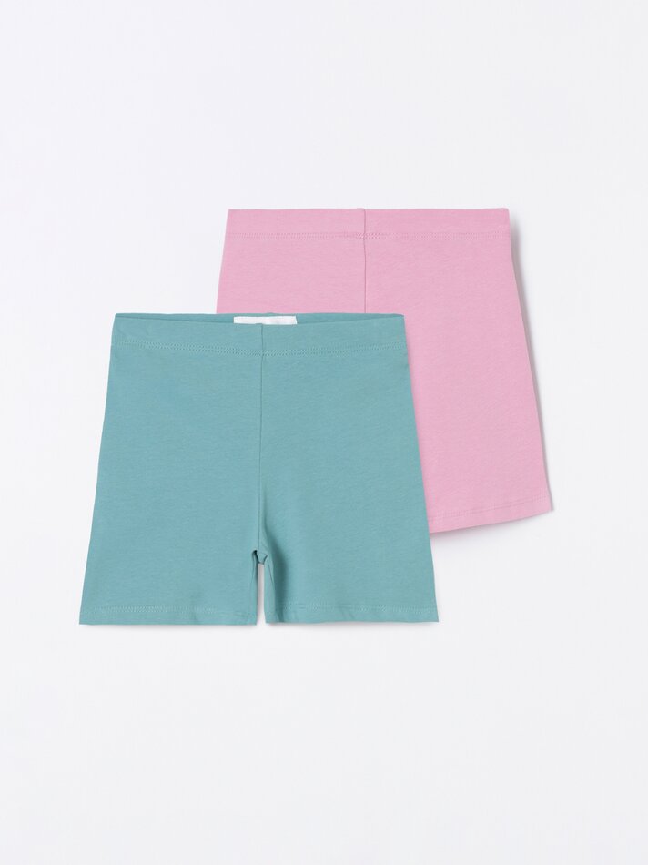 Conjunto de 2 Leggings Curtas - Verde Sala de Operações