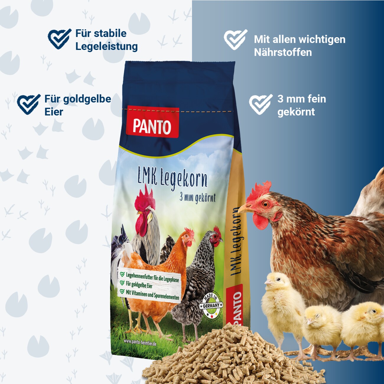 Panto ® LMK LEGEMEHLKORN (3 MM GEKÖRNT)