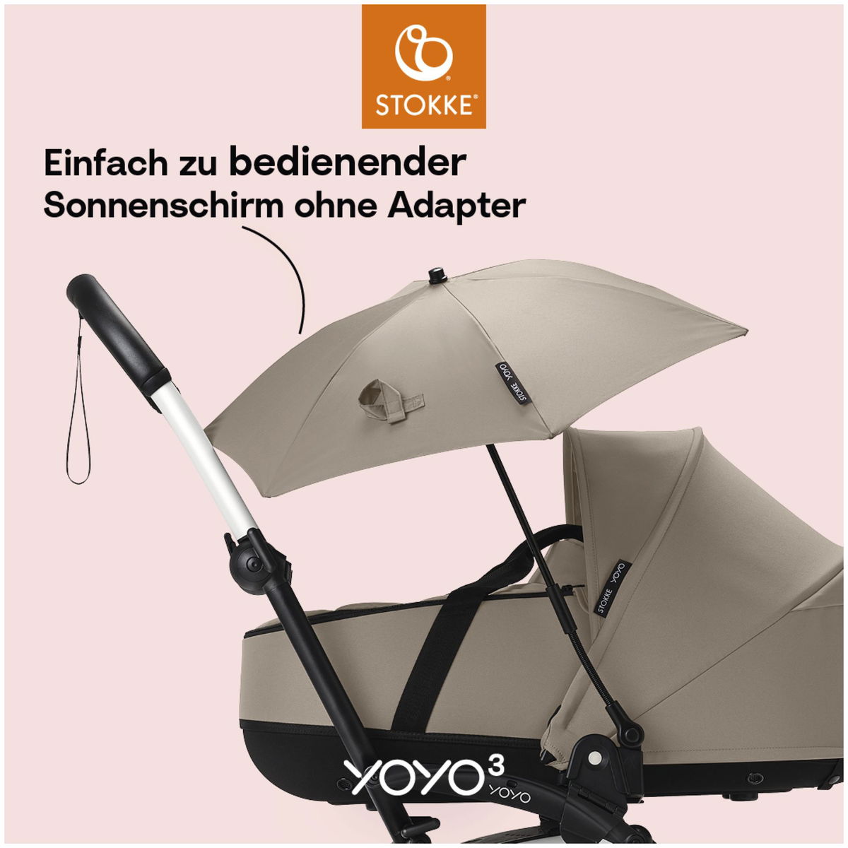 STOKKESTOKKE   YOYO³ 6+ white mit Liegewanne toffee