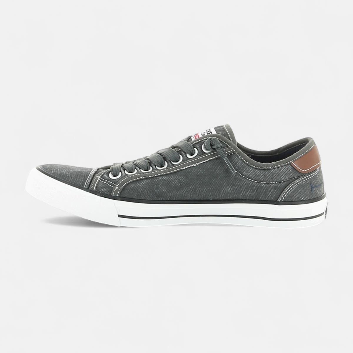 Baskets en toile Homme gris