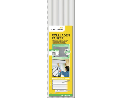 Schellenberg rolluik complete set Systeem Mini B 1000 x H 1200 mm grijs