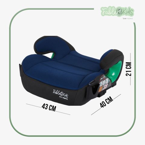 FableKids Kindersitzerhöhung LUNA mit ISOFIX R129 (125-150 cm)