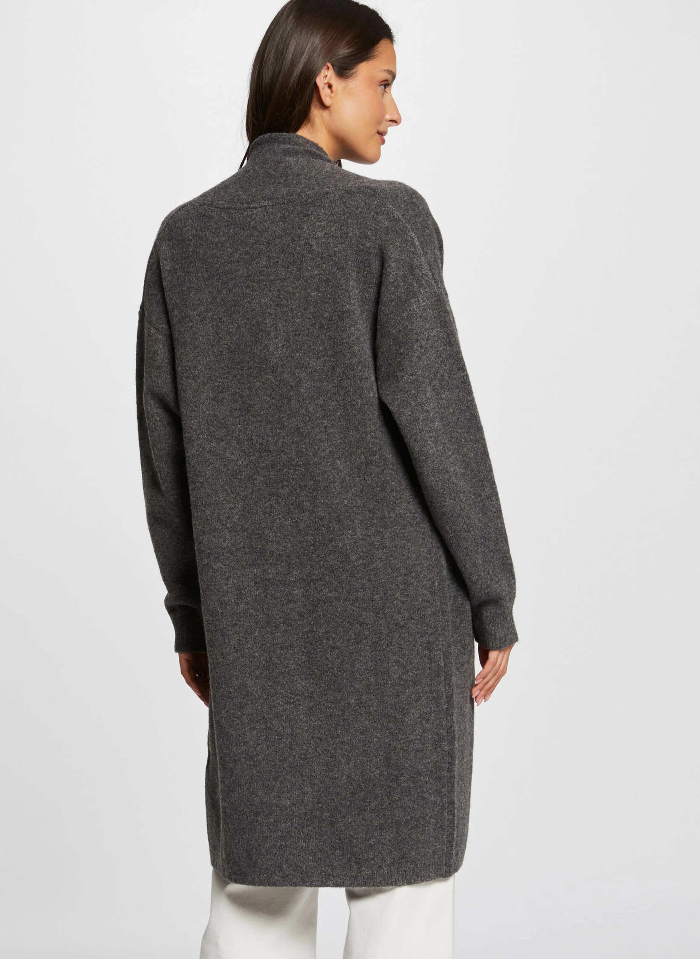MGIOIA - Gilet col châle | Gris