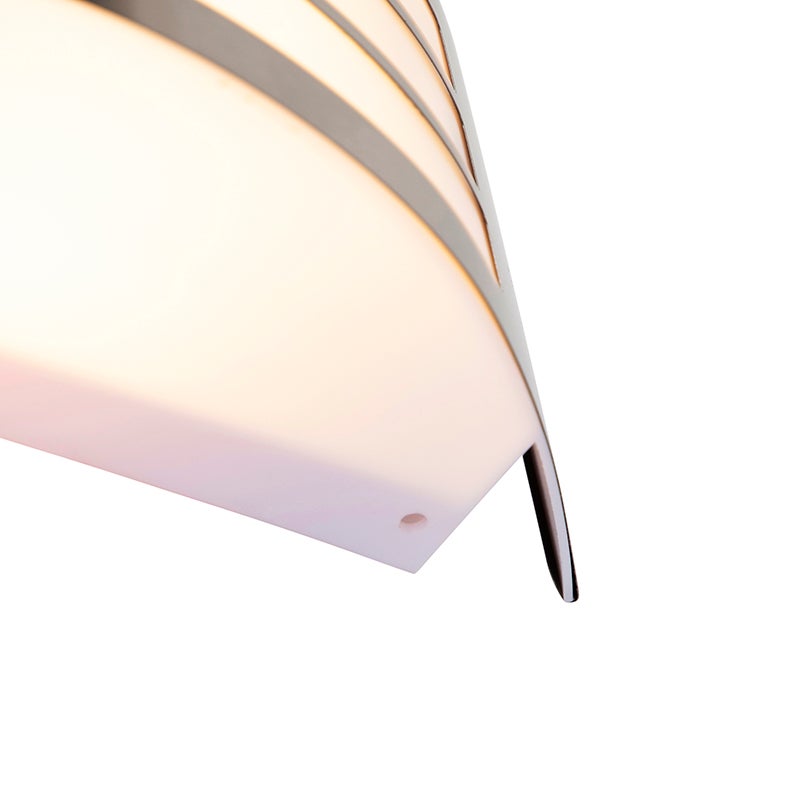 Moderne wandlamp, staal en roestvrij staal, IP44 - Sapphire Deluxe
