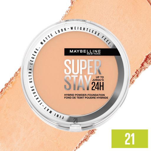 Maybelline Superstay 24H Hybrid Powder Foundation, 21