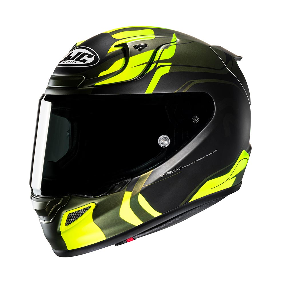 HJC - Casque RPHA 12 Lawin MC4SF / Noir / Kaki / Jaune fluo