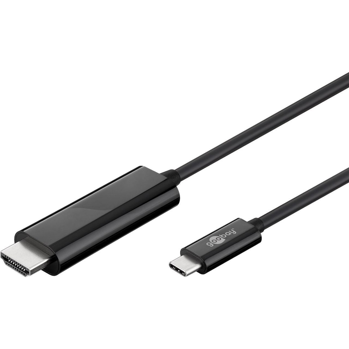 USB-C™-HDMI-adapterkabel 4k   60 Hz, 1,80 m, svart