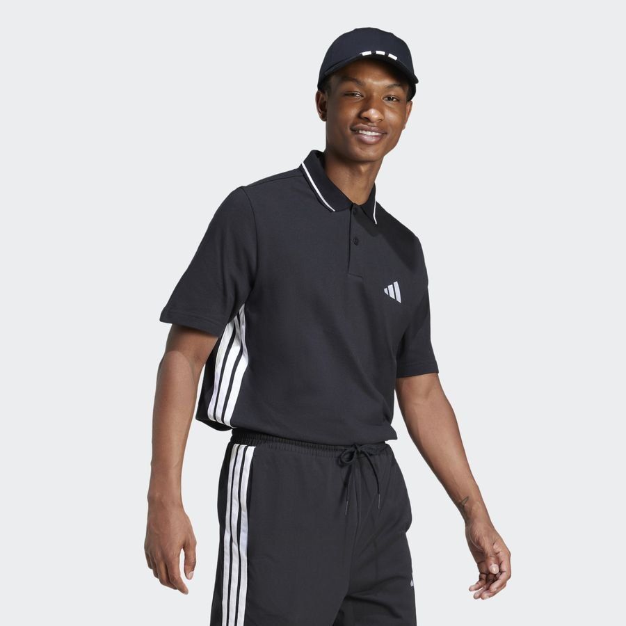Adidas Polo piqué 3 bandes Essentials