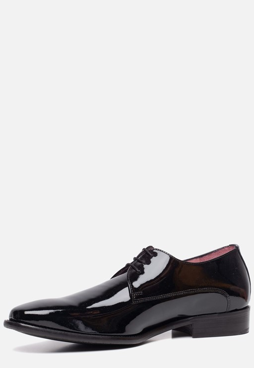 Floris van Bommel Veterschoenen zwart Leer 310331