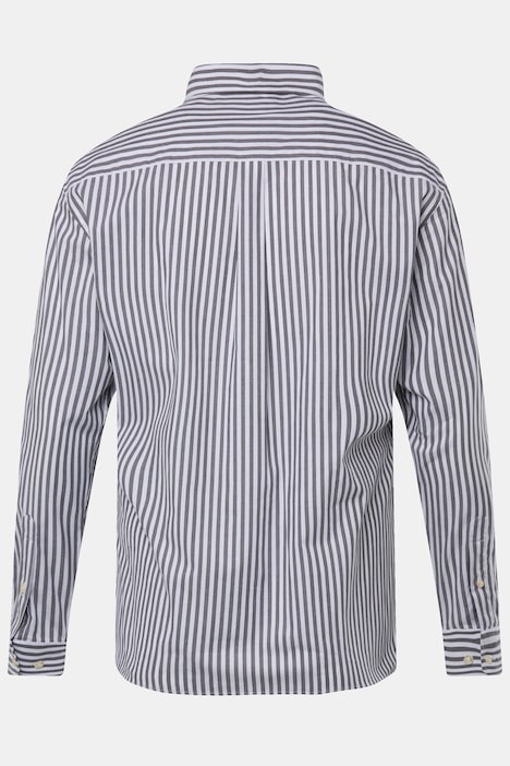 Men+ Streifenhemd, Langarm, Buttondown-Kragen, Modern Fit, bis 8 XL