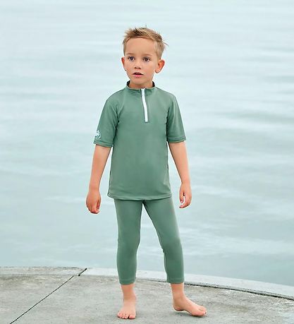 Petit Crabe Badeshirt - Max - UV50+ - Army