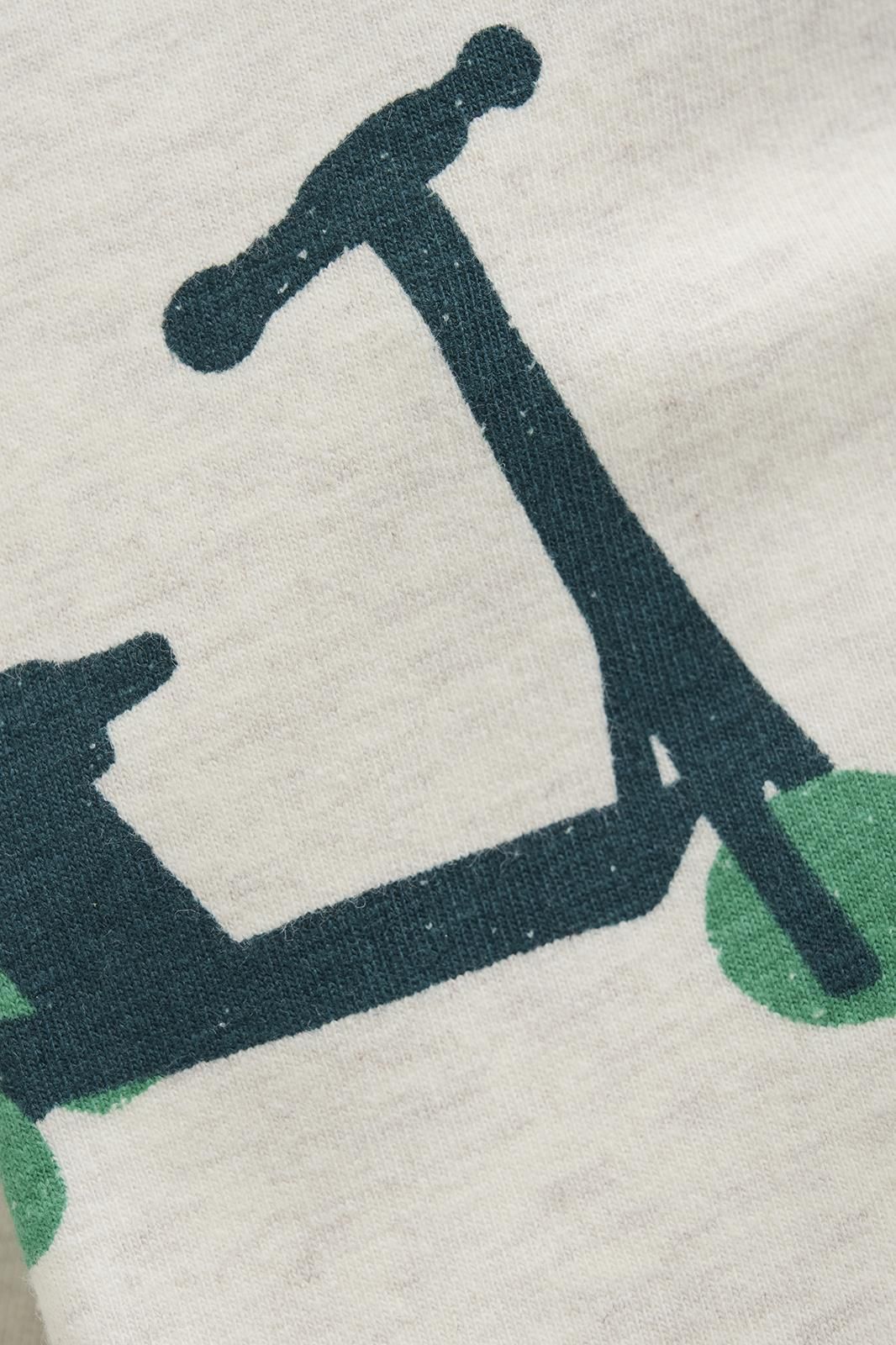 Noppies Baby Broek Sudbury - Vehicle Pattern Green