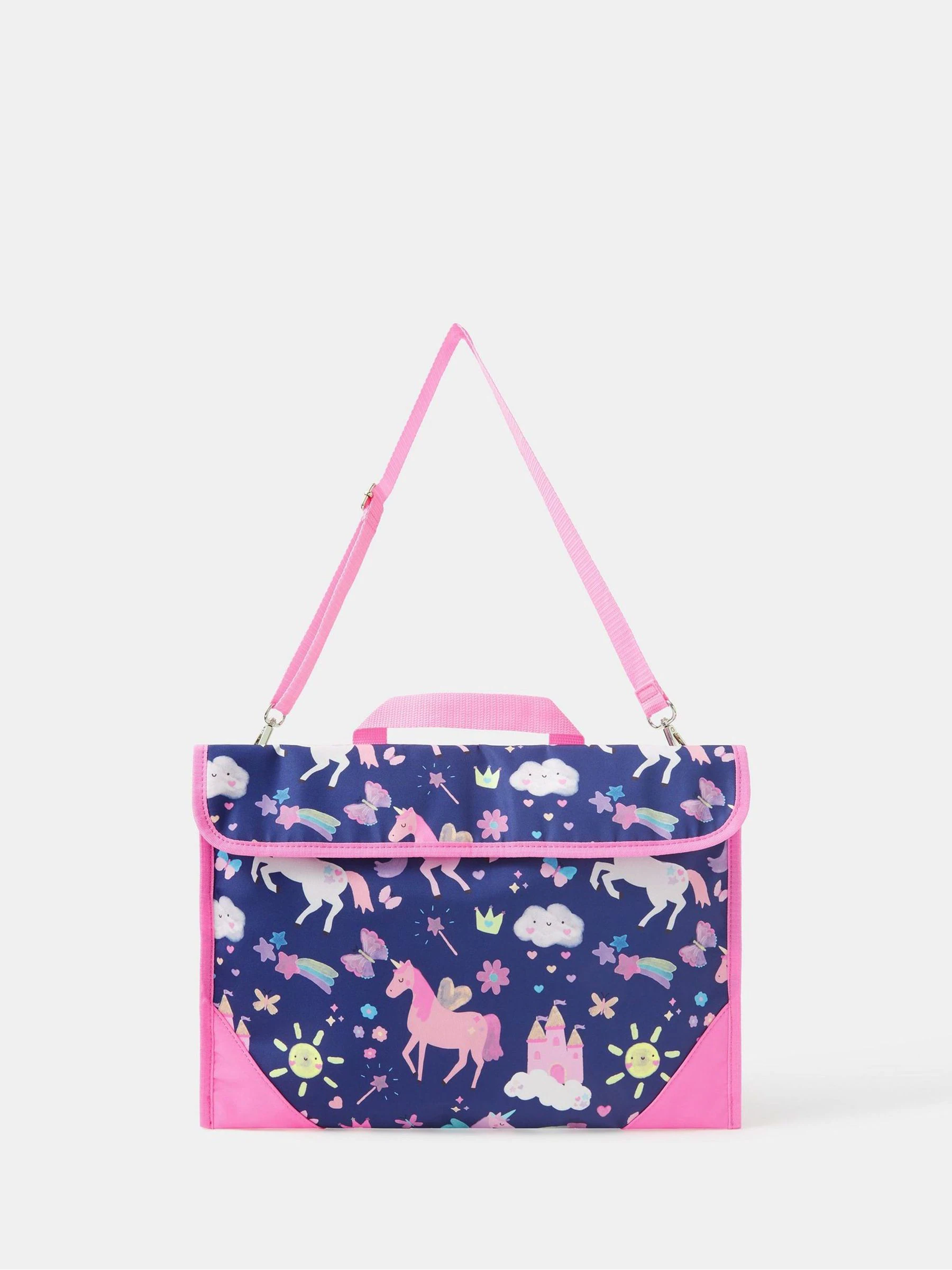 Angels By Accessorize Girls Unicorn Print Book Bag