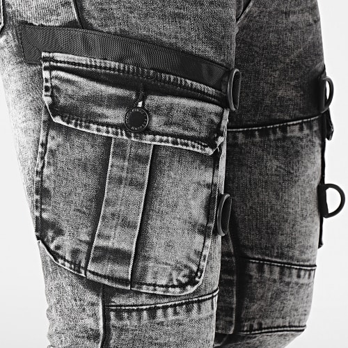 Jogger Pant Jean Slim Gris