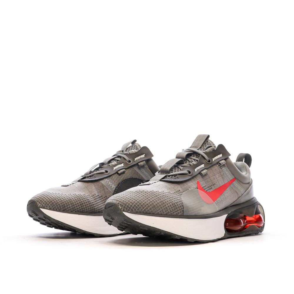 Nike Baskets Grises/Rouges Garçon Nike Air Max 2021