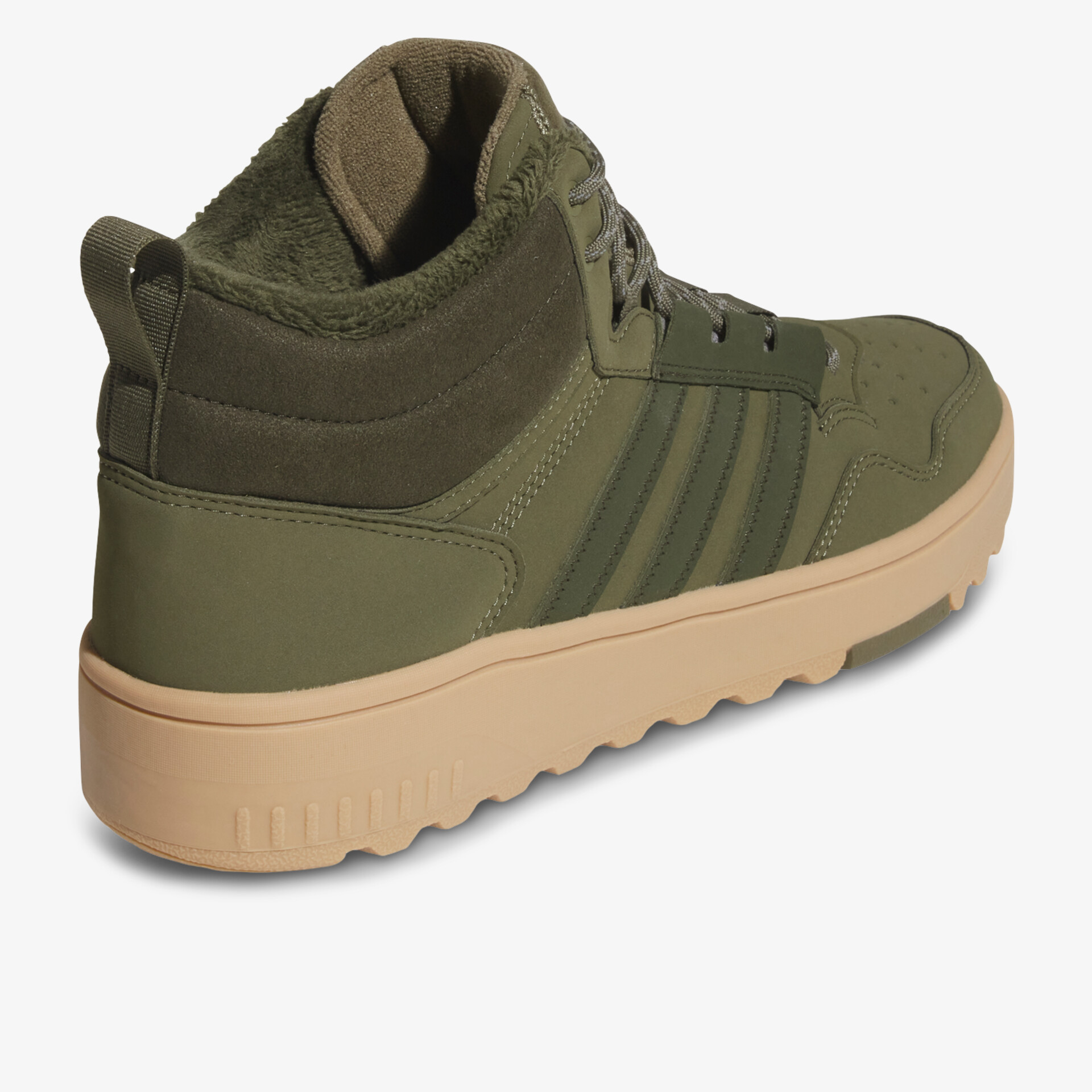 adidas HOOPS 4.0 MID WINTERIZED Herren Sneaker High olive