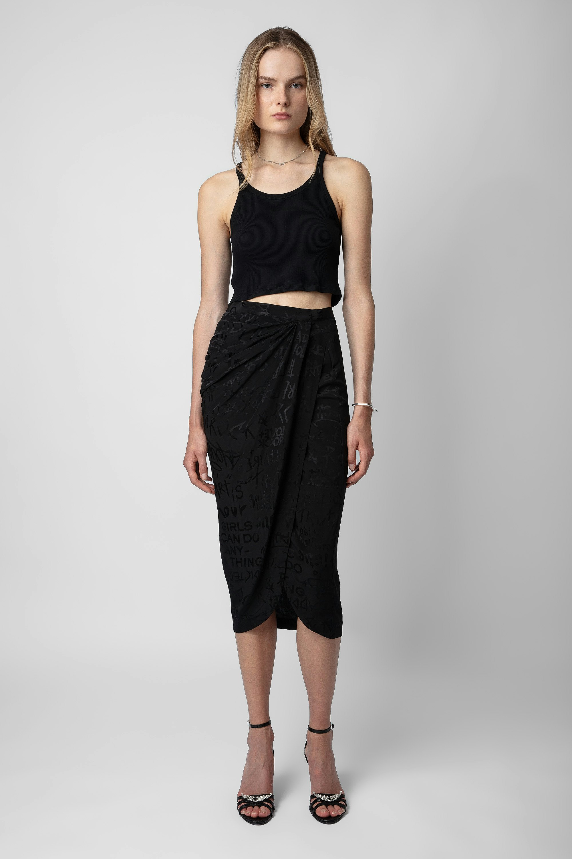 Jupe Jamelia Soie Jacquard