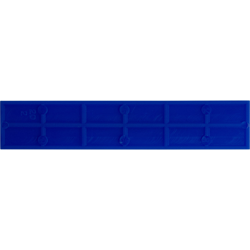Kunststof rasterblokje 20x2mm Blauw