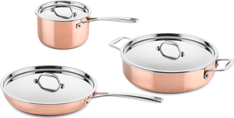 Pannenset - Rvs - 5-delig