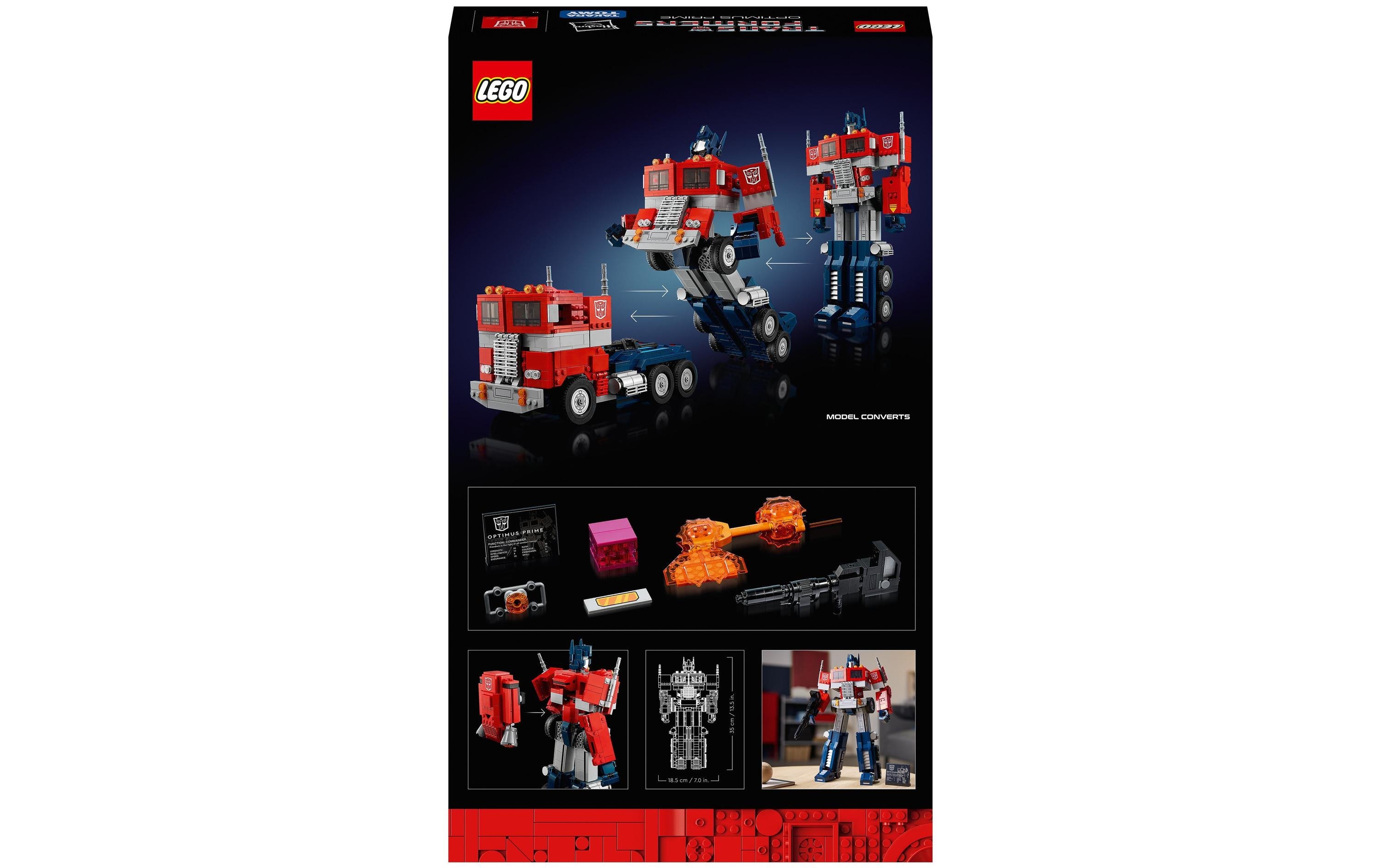 Icons Optimus Prime 10302<br>Transformers 2-in-1 Set