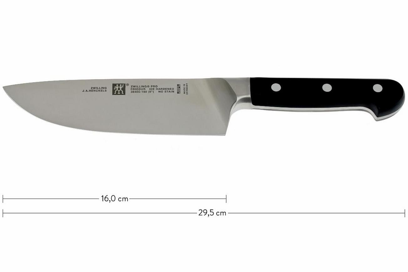 Zwilling 38405-161 Pro koksmes, breed lemmet