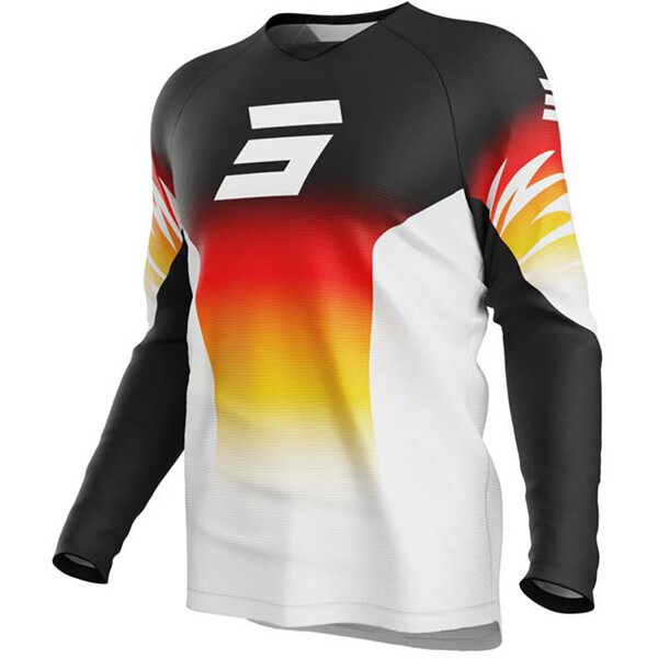 Shot - Maillot enfant Draw Kid X-Trem Noir / Blanc / Orange