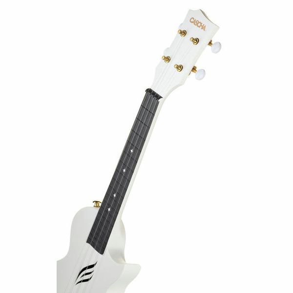 Cascha Carbon Concert Ukulele Set WH