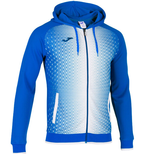 Jaqueta com capuz Joma Supernova Royal branca