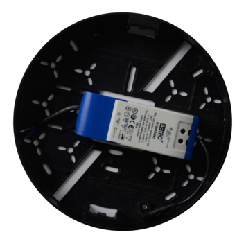 Lucide badkamer plafonnière Ceres IP44 zwart