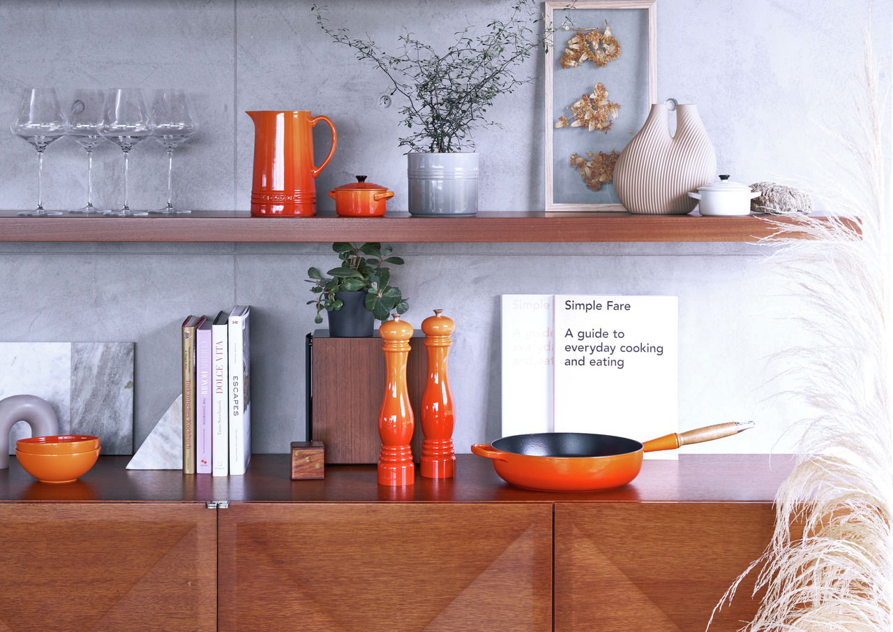 LE CREUSET Sautépfanne 28cm Ofenrot