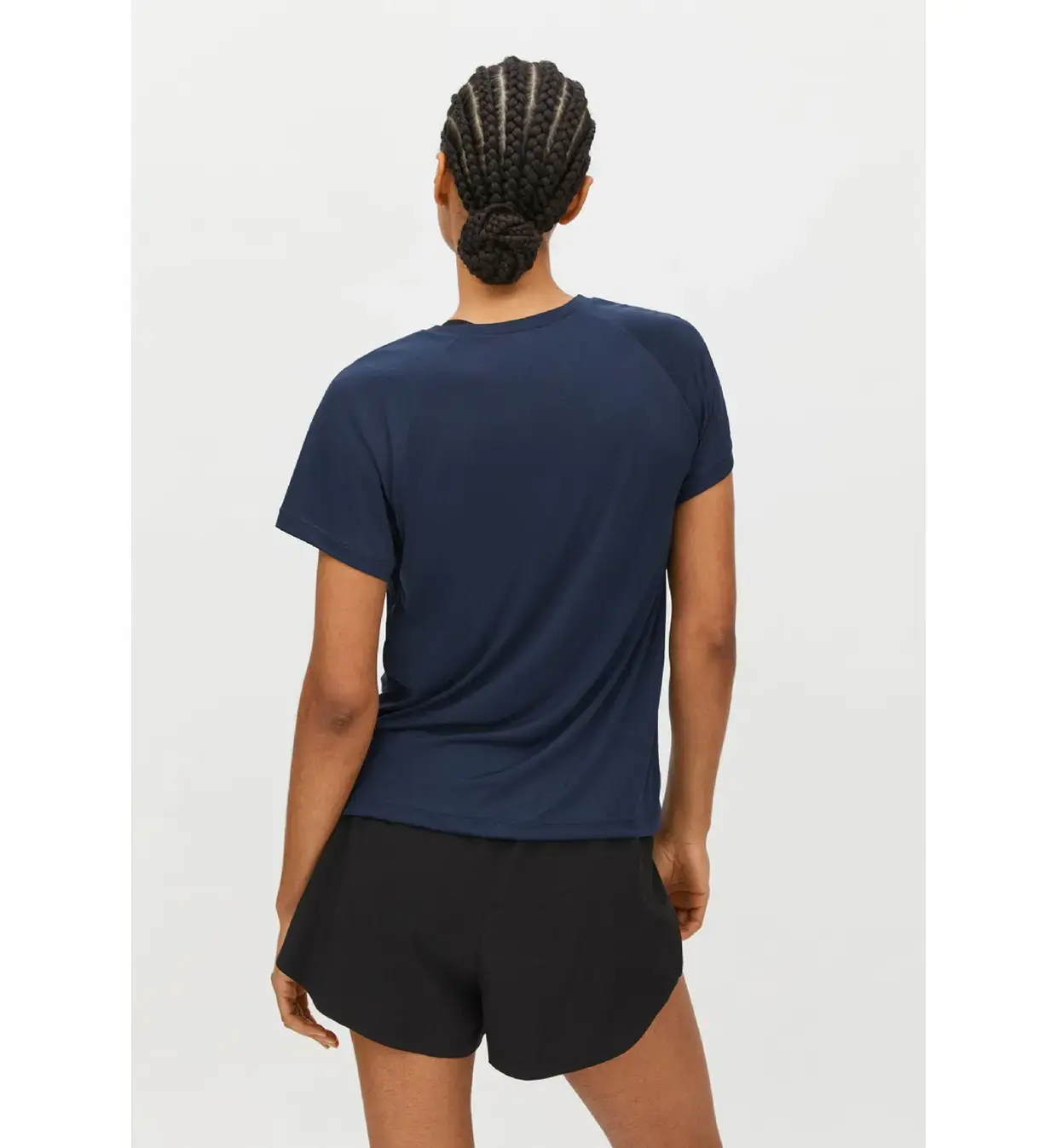 Röhnisch Active Logo Hardloopshirt Korte Mouwen Blauw Dames