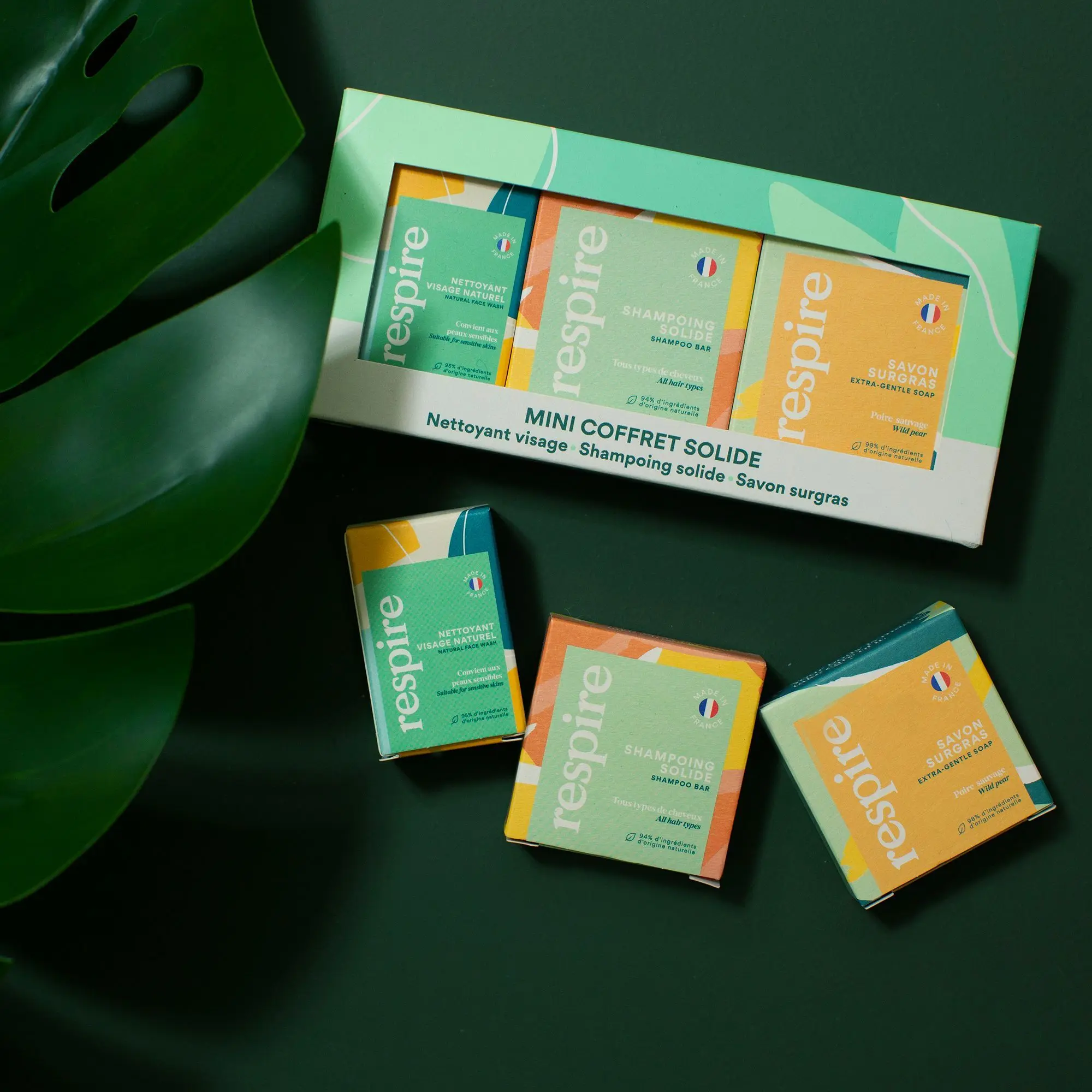 Respire - BODYCARE Coffret mini solides- Green