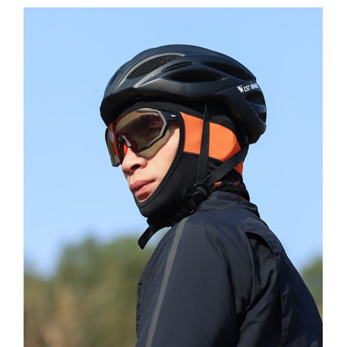 Atmungsaktive Mesh Ski Sturmhaube Motorrad Helmfutter Kälte   UV Gesichts Schutzmaske - Schwarz / Grau