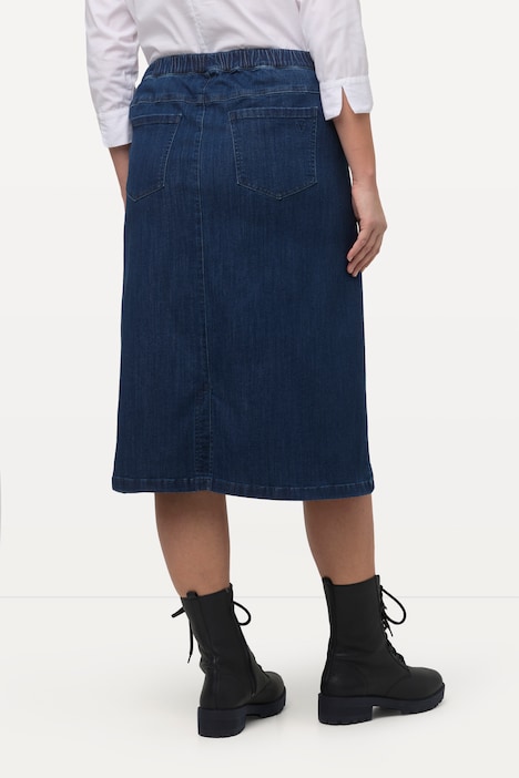 Jeansrock, A-Linie, Taschen, Stretchkomfort