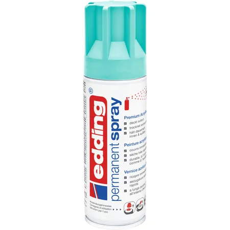 edding 5200 Permanentspray Premium Acryllack, matt, opulent türkis, 200 ml