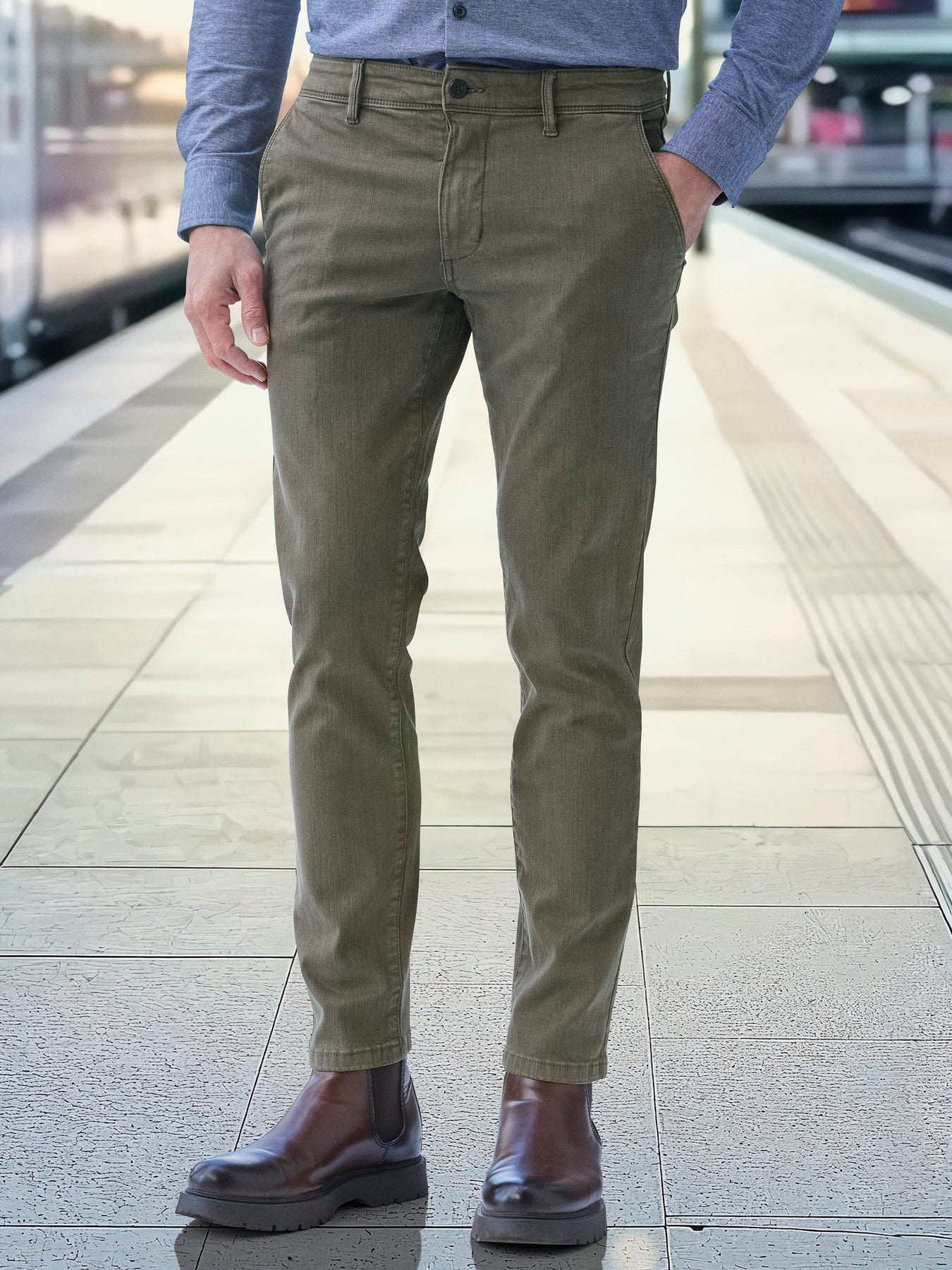 Chino in softer Hyperflex-Stretchqualität