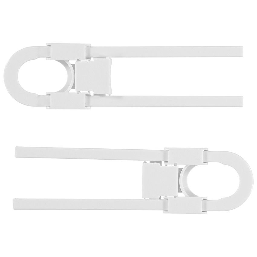 Bloque porte à cran pour placard Nobobo - 2 pièces - Ecru