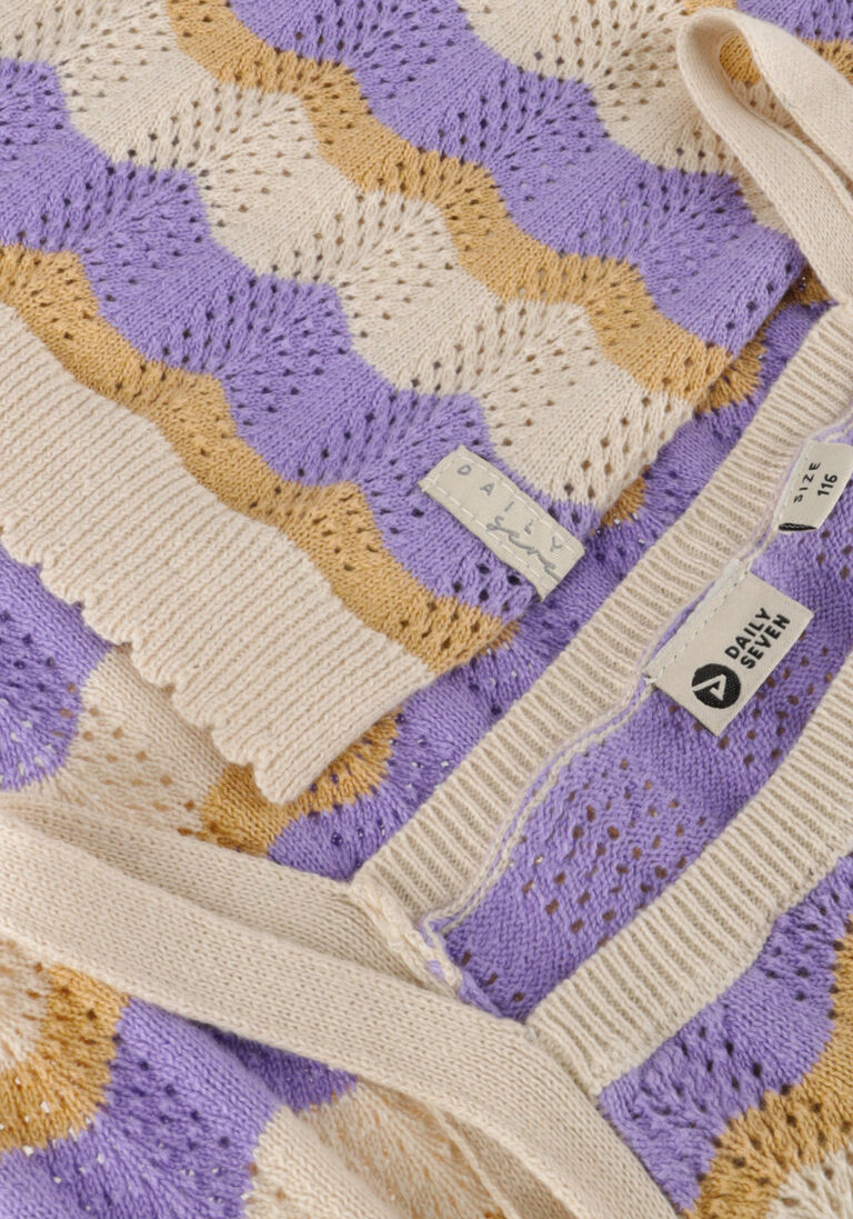 DAILY7 paarse daily7 top knitted singlet