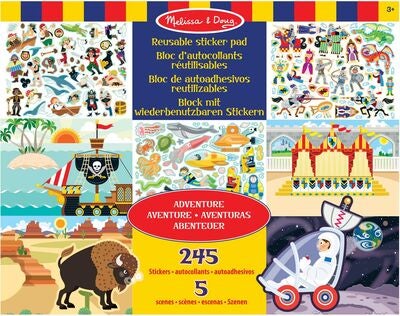 Melissa & Doug Klistremerkebok Eventyr 245 Stk