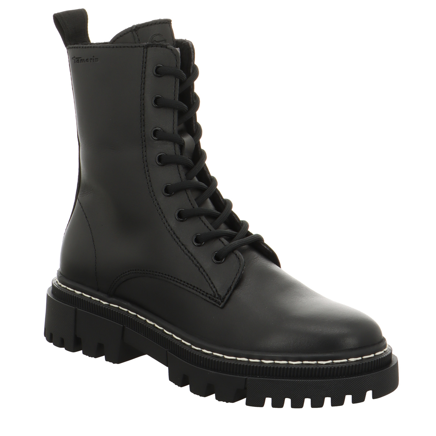 Schnürboots schwarz