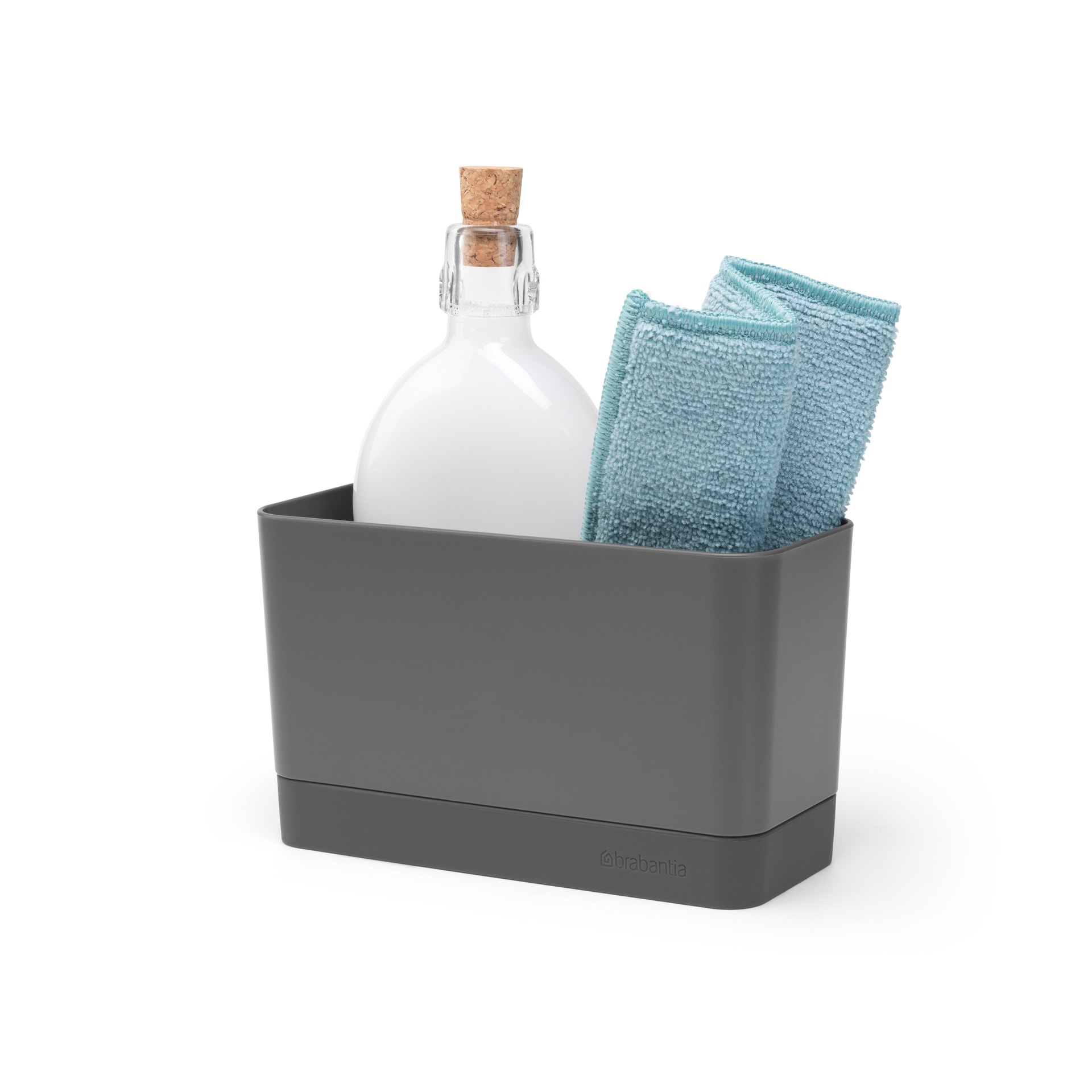 brabantia Spül-Organizer SINKSIDE mit Abtropfschale Dark Grey