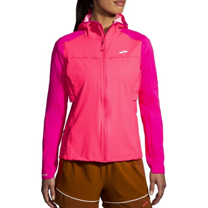Brooks Dame Jakker High Point Waterproof Jacket Pink