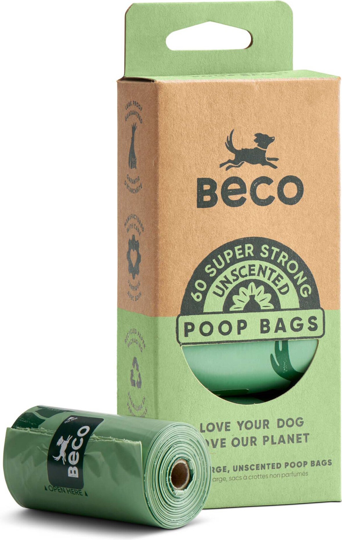Beco poepzakjes reis groen 4 x 15 stuks