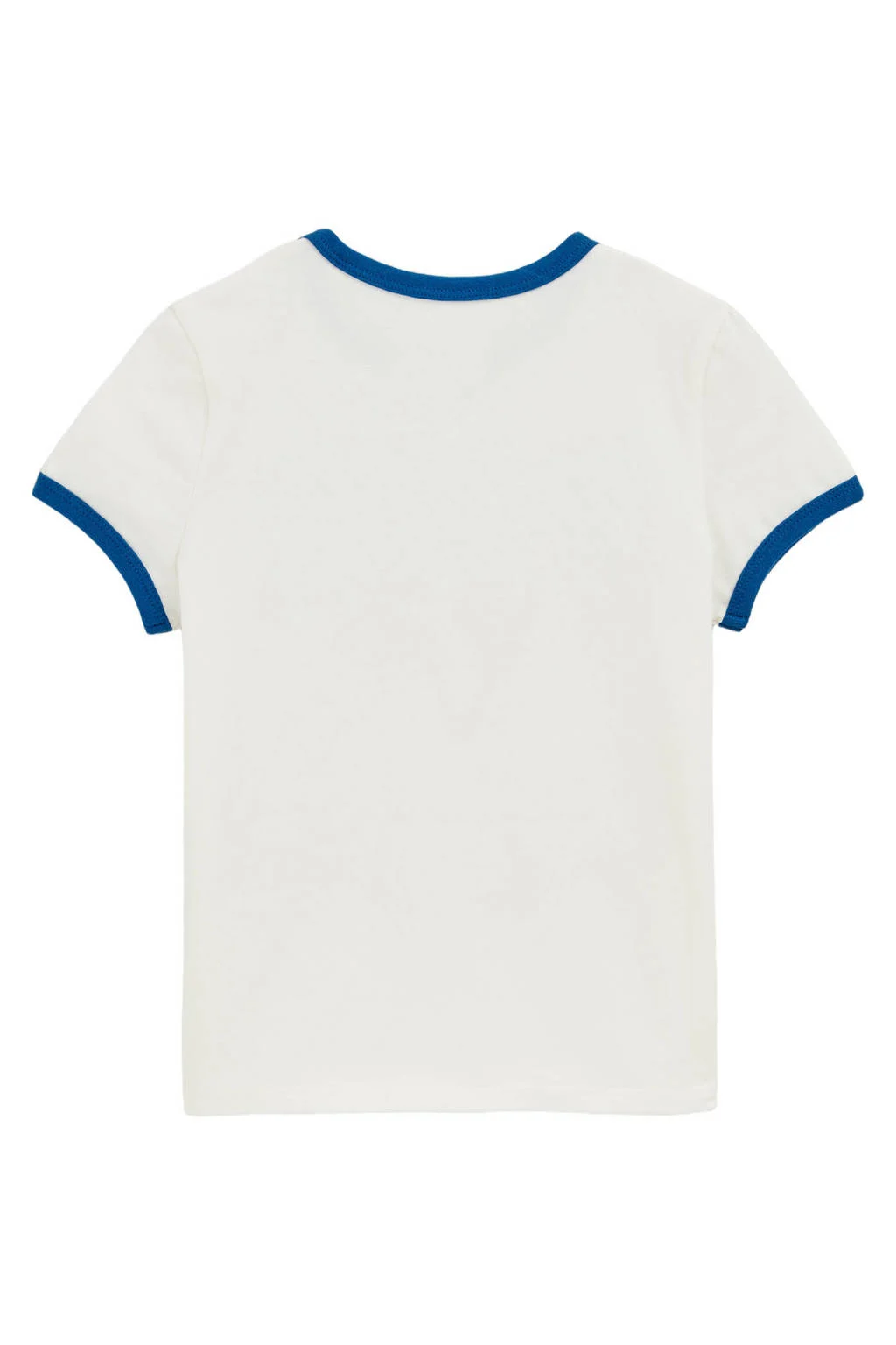 WE Fashion T-shirt wit/blauw