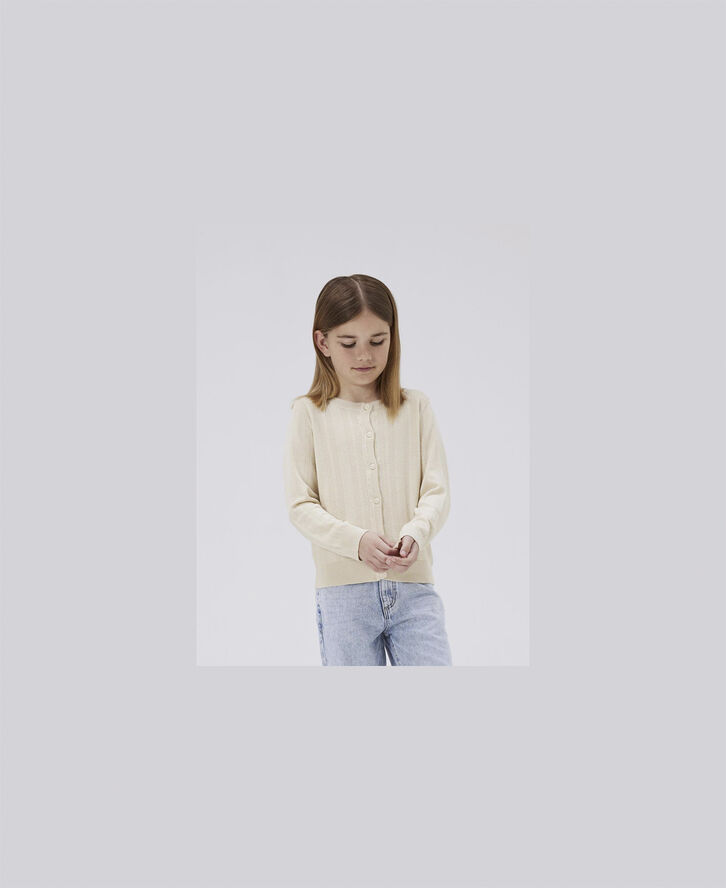 Name It NKFVIMONE LS KNIT CARD Summer sand