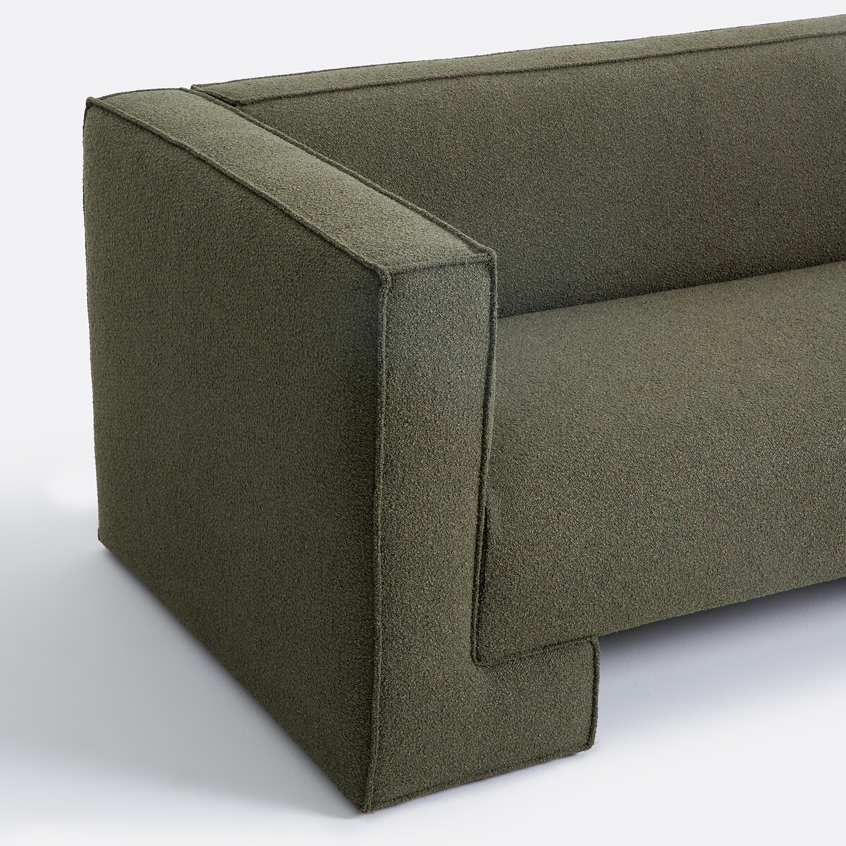 LA REDOUTE INTERIEURS<br>Sofá de 3 lugares, bouclette fino, Capu