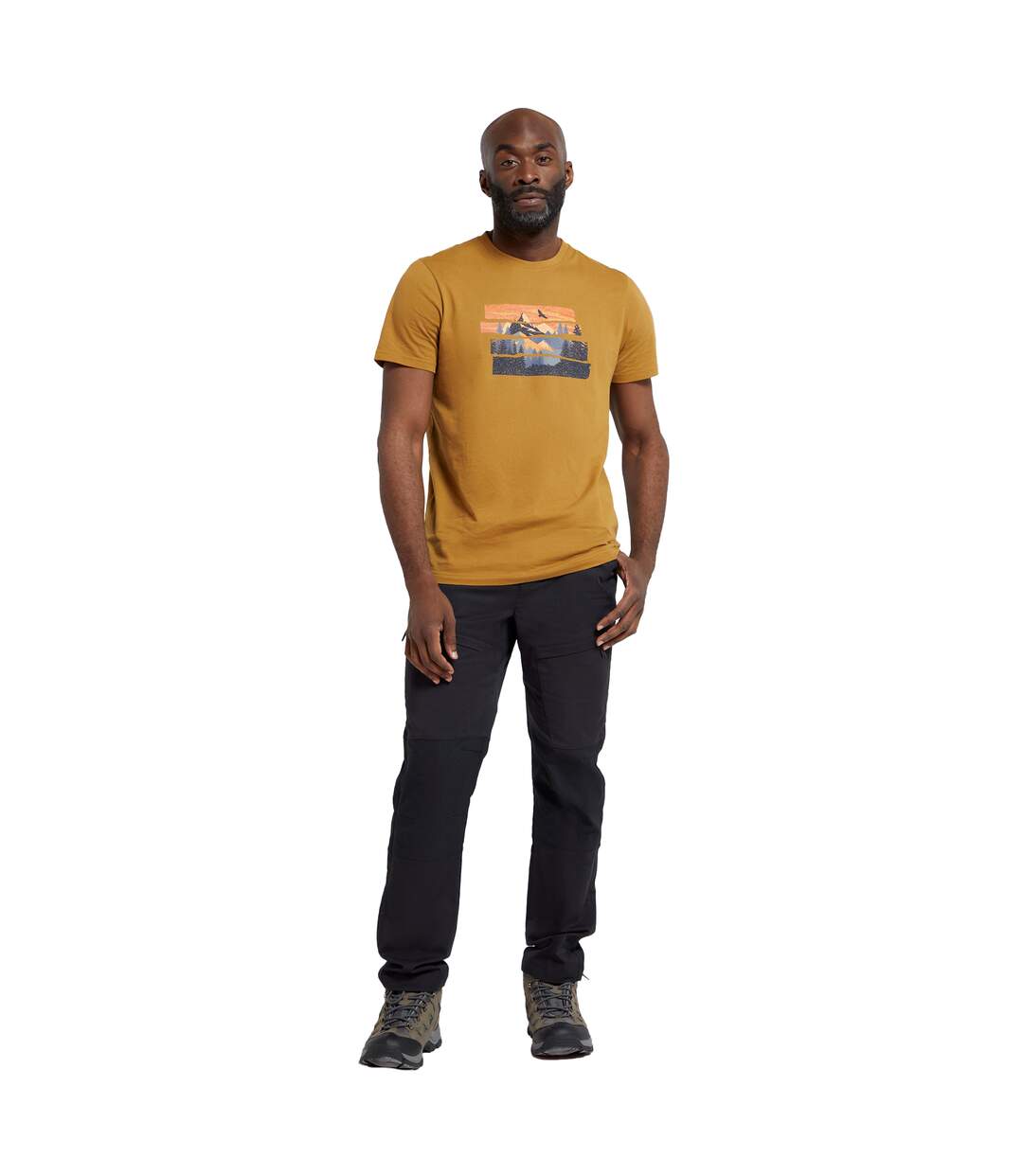 Mountain Warehouse - T-shirt MOUNTAIN EXPLORER - Homme (Beige) - UTMW313