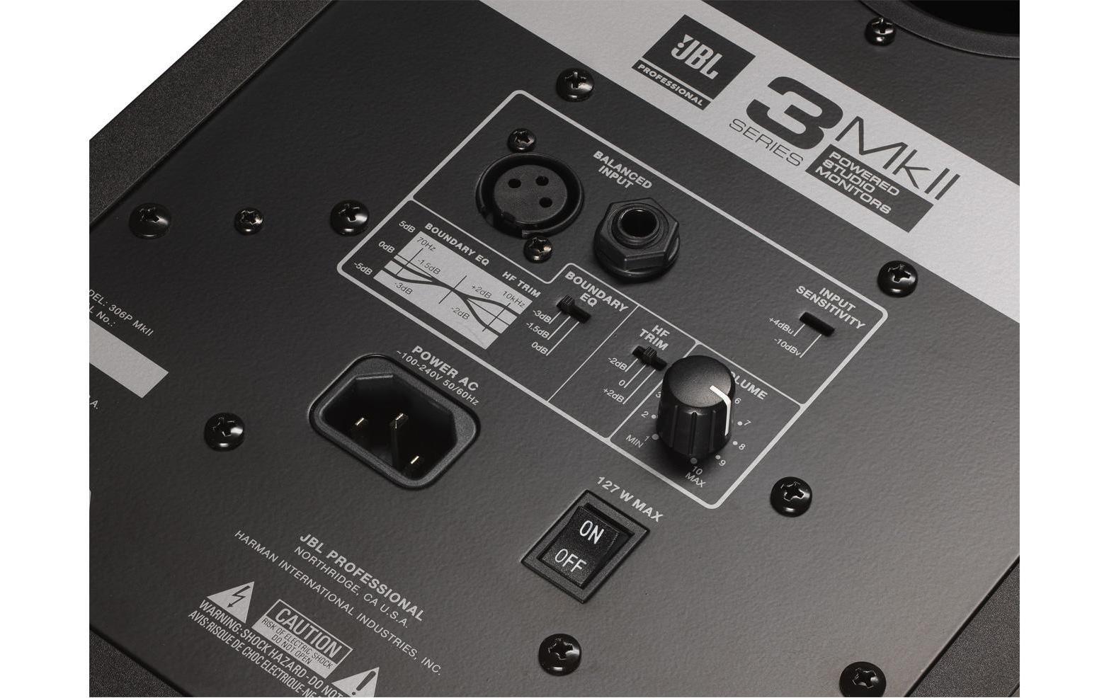 Studiomonitor LSR 308P MkII Schwarz<br>Aktiver Studiolautsprecher