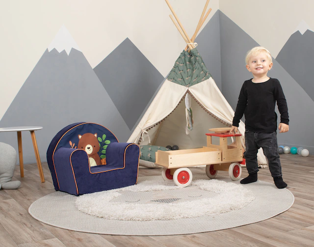 Knorrtoys® Sessel »Happy bear« für Kinder; Made in Europe